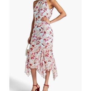 SALONI Lila Dress US size 4 NWT
Floral Halter Neck Dress
